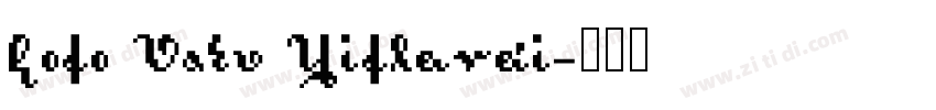 Noto Sans Vithkuqi字体转换